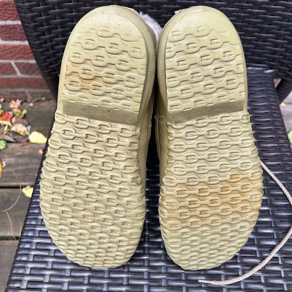 Sorel Geneva Duck Snow Boots Olive Green Size 9